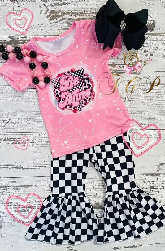 Be Mine Checkered Girls Set